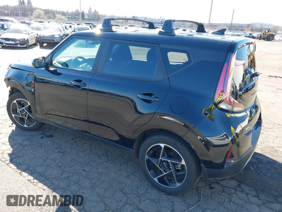 2023 Kia Soul EX with VIN KNDJ33AU0P7893724, listed as a IAAI auction lot 41706972 with 8,030 mi miles. Bid and sale history available at carsss.com. Image 3.