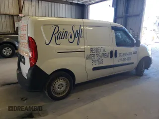 2020 Ram ProMaster City Cargo Tradesman with VIN ZFBHRFAB0L6S43582, listed as a Copart auction lot 56407784 with 154,228 mi miles and Salvage Title. Bid and sale history available at DreamBid. Image 3.