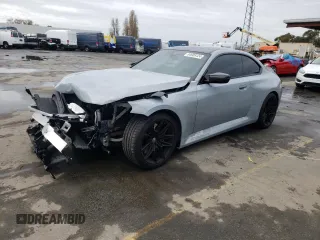 2023 BMW M2 with VIN 3MF13DM08P8C92118, listed as a Copart auction lot 84905124 with 18,454 mi miles and Salvage Title. Bid and sale history available at carsss.com. Image 1.