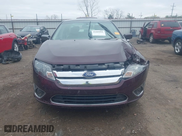 2011 Ford Fusion SEL with VIN 3FAHP0JA5BR253068, listed as a IAAI auction lot 41880066 with 121,410 mi miles. Bid and sale history available at carsss.com. Image 12.