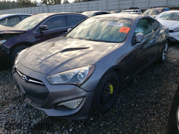 2014 Hyundai Genesis Coupe 2.0T z VIN KMHHT6KD6EU119079, wystawiony jako Copart lot #83364634 z przebiegiem 85 647 mil mil oraz Szkoda całkowita • Salvage title. Historia ofert i sprzedaży dostępna na DreamBid. Obrazek 1.