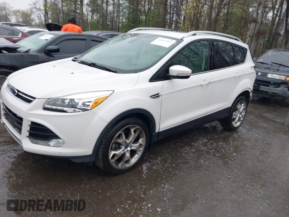 2014 Ford Escape Titanium with VIN 1FMCU9J94EUD49614, listed as a IAAI auction lot 42005864 with 87,779 mi miles. Bid and sale history available at carsss.com. Image 17.