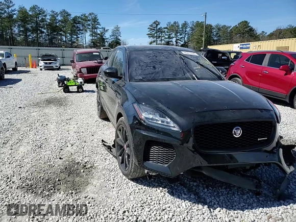 2020 Jaguar E-Pace R-Dynamic SE with VIN SADFL2GX1L1Z79952, listed as a Copart auction lot 46471935 with 50,697 mi miles and Salvage Title. Bid and sale history available at DreamBid. Image 13.