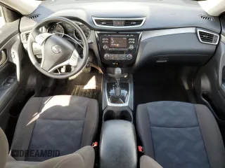 2015 Nissan Rogue S with VIN KNMAT2MV0FP583098, listed as a Copart auction lot 51582475 with 75,557 mi miles and Salvage Title. Bid and sale history available at DreamBid. Image 8.