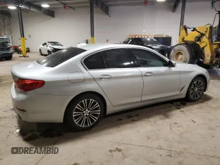 2019 BMW 5 Series 530i xDrive with VIN WBAJA7C50KWC77829, listed as a Copart auction lot 57496155 with Not provided miles and Salvage title. Bid and sale history available at DreamBid. Image 3.
