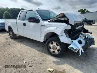 2010 Ford F-150 XL with VIN 1FTEX1C87AFA01850, listed as a Copart auction lot 63544455 with 107,615 mi miles and Salvage title. Bid and sale history available at DreamBid. Image 4.