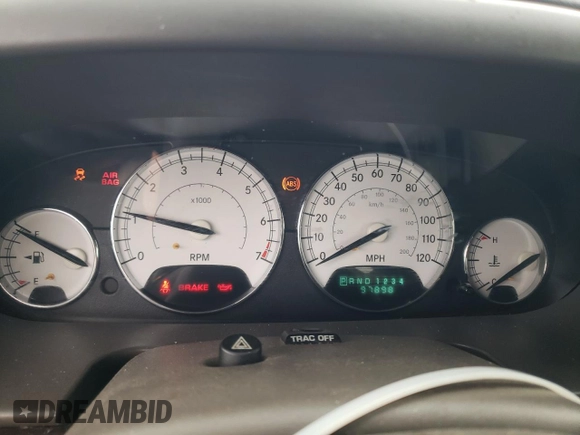 2004 Chrysler Sebring Limited with VIN 1C3EL65R64N360118, listed as a Copart auction lot 78589914 with 97,898 mi miles and Salvage Title. Bid and sale history available at DreamBid. Image 9.
