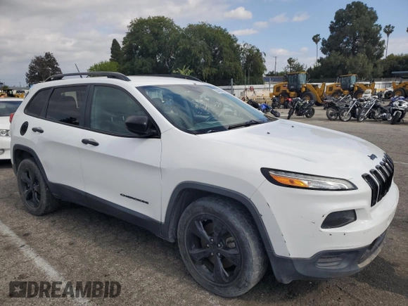 2016 Jeep Cherokee Sport with VIN 1C4PJLAB9GW312211, listed as a Copart auction lot 54890495 with 113,192 mi miles and Salvage Title. Bid and sale history available at carsss.com. Image 4.