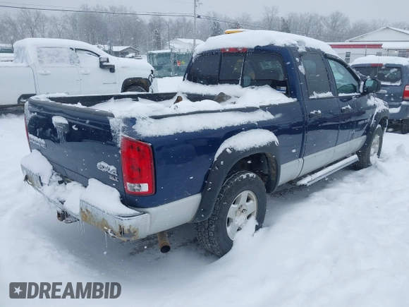 2004 Dodge 1500 SLT with VIN 1D7HU18N14S773105, listed as a IAAI auction lot 41247050 with 109,457 mi miles and . Bid and sale history available at carsss.com. Image 4.