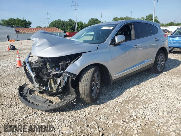 2020 Acura RDX Technology with VIN 5J8TC2H59LL037231, listed as a Copart auction lot 64124865 with Not provided miles and Salvage title. Bid and sale history available at DreamBid. Image 1.