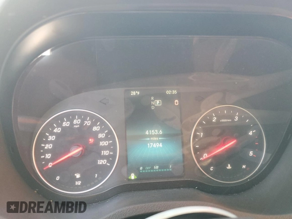 2024 Mercedes-Benz Sprinter with VIN W1Y4NBHY5RT167874, listed as a Copart auction lot 45601285 with 17,494 mi miles and Salvage Title. Bid and sale history available at DreamBid. Image 9.