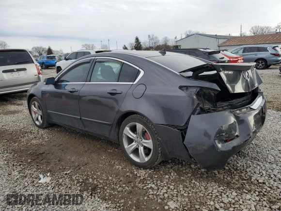 2012 Acura TL Tech Auto with VIN 19UUA9F58CA002553, listed as a Copart auction lot 46411715 with 134,007 mi miles and Salvage Title. Bid and sale history available at carsss.com. Image 2.