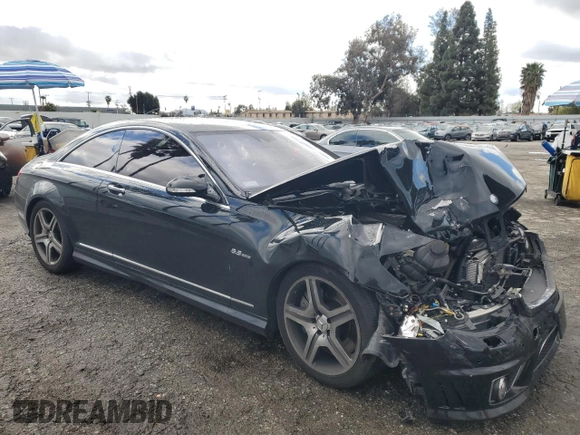 2008 Mercedes-Benz CL-Class V8 AMG with VIN WDDEJ77X78A008087, listed as a Copart auction lot 48057265 with 53,742 mi miles and Salvage Title. Bid and sale history available at carsss.com. Image 4.