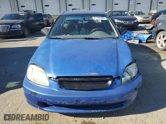 1996 Honda Civic LX with VIN 1HGEJ6575TL022947, listed as a Copart auction lot 77796524 with 271,234 mi miles and Non Repairable. Bid and sale history available at carsss.com. Image 5.