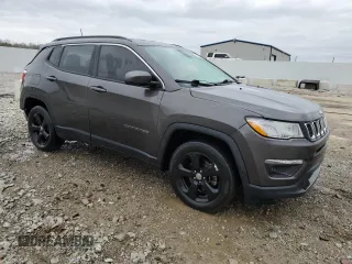 2018 Jeep Compass Latitude with VIN 3C4NJCBB3JT502203, listed as a Copart auction lot 51345795 with 94,433 mi miles and Salvage Title. Bid and sale history available at DreamBid. Image 4.