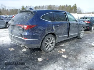 2022 Acura MDX Technology with VIN 5J8YE1H4XNL001553, listed as a IAAI auction lot 41617877 with 41,244 mi miles and . Bid and sale history available at DreamBid. Image 4.