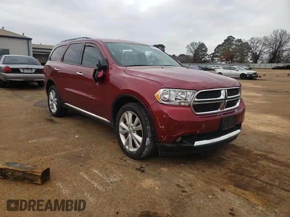 2013 Dodge Durango Crew with VIN 1C4SDHDT9DC658405, listed as a Copart auction lot 88593835 with 28,844 mi miles and Salvage title. Bid and sale history available at DreamBid. Image 12.