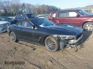 2022 BMW 8 Series with VIN WBAFY4C02NCJ40821, listed as a IAAI auction lot 42026132 with Not provided miles and . Bid and sale history available at DreamBid. Image 1.