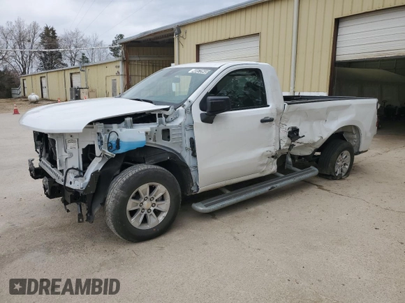 2023 Chevrolet Silverado 1500 Work Truck with VIN 3GCNAAED5PG286549, listed as a Copart auction lot 48572645 with 0 mi miles and Salvage Title. Bid and sale history available at carsss.com. Image 1.