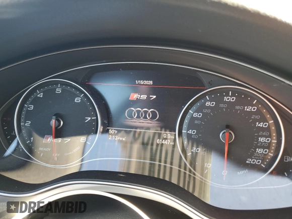 2017 Audi RS 7 Prestige z VIN WUAWAAFC1HN903273, wystawiony jako Copart lot #88136355 z przebiegiem 61 447 mil mil oraz Szkoda całkowita • Salvage title. Historia ofert i sprzedaży dostępna na DreamBid. Obrazek 9.