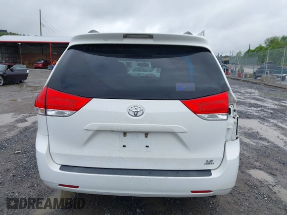 2013 Toyota Sienna LE with VIN 5TDJK3DC9DS055134, listed as a IAAI auction lot 42255532 with 156,381 mi miles and . Bid and sale history available at DreamBid. Image 16.
