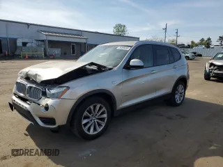 2015 BMW X3 xDrive28i with VIN 5UXWX9C50F0D46867, listed as a Copart auction lot 54896695 with 139,798 mi miles and Salvage Title. Bid and sale history available at DreamBid. Image 1.