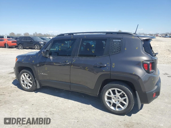 2020 Jeep Renegade Latitude with VIN ZACNJABB8LPL46722, listed as a Copart auction lot 50648745 with 55,420 mi miles and Salvage title. Bid and sale history available at DreamBid. Image 2.