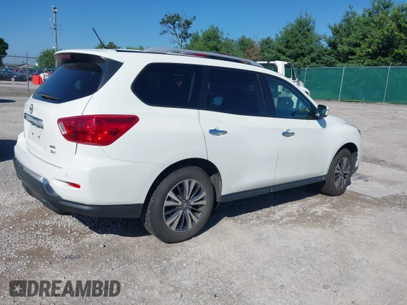 2018 Nissan Pathfinder Platinum with VIN 5N1DR2MM8JC661481, listed as a IAAI auction lot 42651882 with 83,591 mi miles and . Bid and sale history available at DreamBid. Image 4.