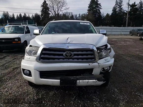 2017 Toyota Sequoia Platinum with VIN 5TDDY5G14HS148117, listed as a Copart auction lot 41897185 with 146,637 mi miles and Salvage Title. Bid and sale history available at carsss.com. Image 12.