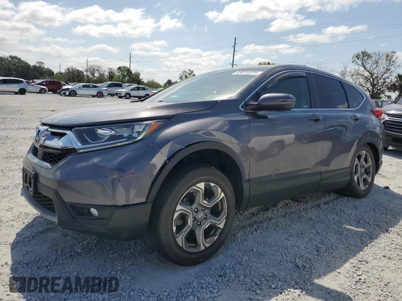 2019 Honda CR-V EX with VIN 2HKRW2H58KH650542, listed as a Copart auction lot 53875325 with 20,034 mi miles and Salvage Title. Bid and sale history available at carsss.com. Image 1.