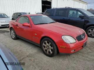 1999 Mercedes-Benz SLK-Class with VIN WDBKK47F8XF134409, listed as a Copart auction lot 79716654 with 92,077 mi miles and Clean Title. Bid and sale history available at carsss.com. Image 4.
