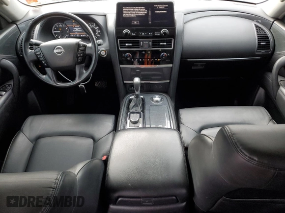 2021 Nissan Armada SV z VIN JN8AY2ADXM9662510, wystawiony jako Copart lot #81333914 z przebiegiem 97 166 mil mil oraz Nie do naprawy • Non repairable. Historia ofert i sprzedaży dostępna na DreamBid. Obrazek 8.