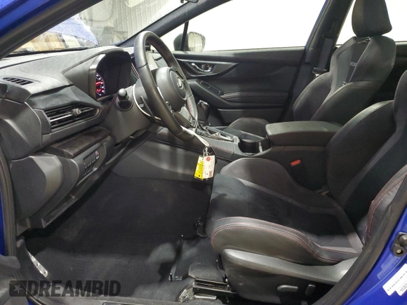 2022 Subaru WRX GT with VIN JF1VBAU68N8024310, listed as a Copart auction lot 52192135 with 45,240 mi miles and Salvage title. Bid and sale history available at DreamBid. Image 7.