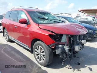 2014 Nissan Pathfinder Platinum with VIN 5N1AR2MN7EC681321, listed as a IAAI auction lot 42543921 with 149,635 mi miles and . Bid and sale history available at DreamBid. Image 1.