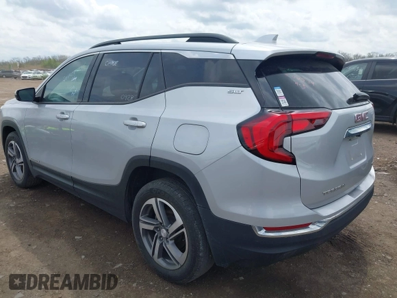2020 GMC Terrain SLT with VIN 3GKALVEV5LL268423, listed as a IAAI auction lot 42077892 with 104,735 mi miles and . Bid and sale history available at DreamBid. Image 3.
