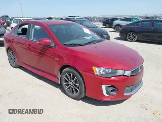 2017 Mitsubishi Lancer ES with VIN JA32U2FU6HU001322, listed as a IAAI auction lot 41813288 with 127,531 mi miles. Bid and sale history available at carsss.com. Image 1.