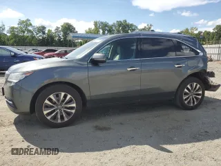 2014 Acura MDX Technology with VIN 5FRYD4H6XEB023302, listed as a Copart auction lot 61546755 with 172,680 mi miles and Salvage title. Bid and sale history available at DreamBid. Image 1.