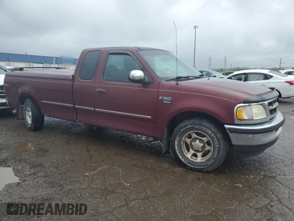 1998 Ford F-150 with VIN 1FTZX1761WNB66851, listed as a Copart auction lot 55464455 with 92,036 mi miles and Clean title. Bid and sale history available at DreamBid. Image 4.