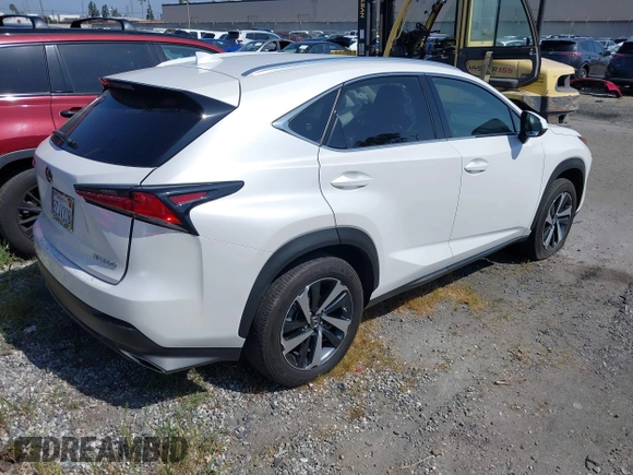 2021 Lexus NX with VIN JTJGARBZ1M5028701, listed as a IAAI auction lot 41989460 with 39,785 mi miles. Bid and sale history available at carsss.com. Image 4.