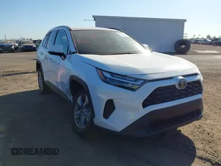 2025 Toyota RAV4 XLE with VIN 2T3W1RFV9SW366293, listed as a IAAI auction lot 41896395 with 10,315 mi miles. Bid and sale history available at carsss.com. Image 1.