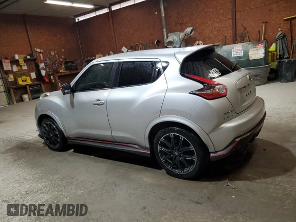 2015 Nissan Juke S with VIN JN8AF5MV9FT565414, listed as a Copart auction lot 50915575 with 128,292 mi miles and Salvage Title. Bid and sale history available at carsss.com. Image 2.