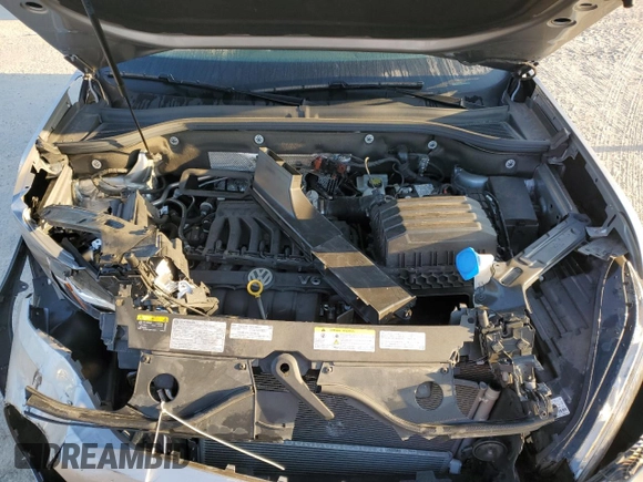 2021 Volkswagen Atlas SEL R-Line with VIN 1V2SR2CA2MC536126, listed as a Copart auction lot 77380434 with 29,550 mi miles and Salvage title. Bid and sale history available at DreamBid. Image 12.