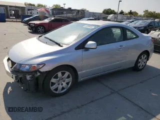 2010 Honda Civic Cpe LX with VIN 2HGFG1B6XAH523795, listed as a Copart auction lot 64898464 with 28,863 mi miles and Salvage Title. Bid and sale history available at carsss.com. Image 1.