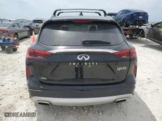 2024 Infiniti QX50 SENSORY with VIN 3PCAJ5EB0RF104060, listed as a Copart auction lot 53706155 with 10,913 mi miles and Salvage Title. Bid and sale history available at carsss.com. Image 6.