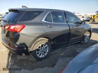 2020 Chevrolet Equinox LT with VIN 2GNAXKEV2L6157595, listed as a Copart auction lot 45956335 with 156,745 mi miles and Salvage Title. Bid and sale history available at carsss.com. Image 3.