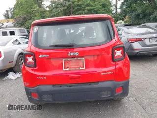 2018 Jeep Renegade Sport with VIN ZACCJBAB0JPH07665, listed as a IAAI auction lot 42541718 with 114,095 mi miles and . Bid and sale history available at DreamBid. Image 16.