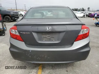 2012 Honda Civic EX with VIN 2HGFB2F86CH330174, listed as a Copart auction lot 56070795 with 137,040 mi miles and Salvage Title. Bid and sale history available at DreamBid. Image 6.