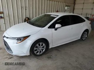 2022 Toyota Corolla LE with VIN 5YFEPMAE1NP390199, listed as a Copart auction lot 47470725 with 24,746 mi miles and Clean Title. Bid and sale history available at carsss.com. Image 1.
