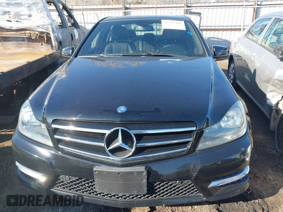 2014 Mercedes-Benz C-Class C 250 Sport with VIN WDDGF4HB6ER320555, listed as a IAAI auction lot 41339486 with 77,886 mi miles. Bid and sale history available at carsss.com. Image 12.