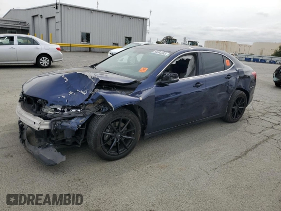 2015 Acura TLX Technology with VIN 19UUB2F51FA019378, listed as a Copart auction lot 54581335 with 91,899 mi miles and Salvage title. Bid and sale history available at DreamBid. Image 1.